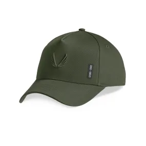 0815. A-Frame Hat - Olive/Olive "Wings"