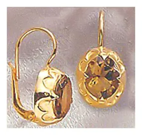 14k Lady Jane Topaz Earrings