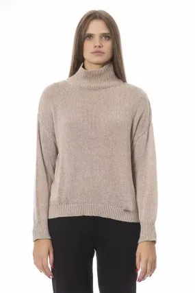 Baldinini Trend Beige Wool Women Sweater