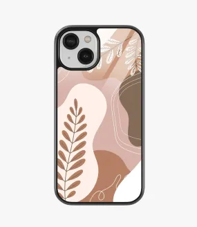 Boho Chic Aesthetic Glass Phone Case