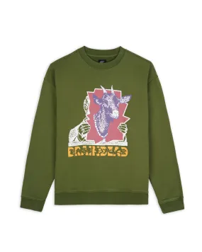 Goat Lady Crewneck - Green