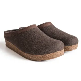 Haflinger GZL Wool Clog - Brown