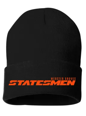 Hat-Knit Beenie (black)