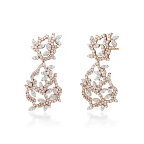 Lady Earth Vine Diamond Earrings