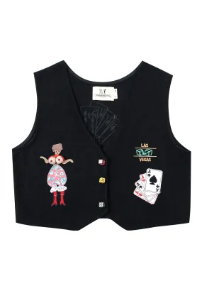 Lady Luck Linen Vegas Vest