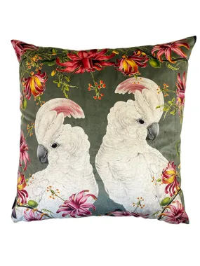 Olive Branch Cockatiel Cushion