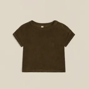 Olive Terry Oversized T-shirt