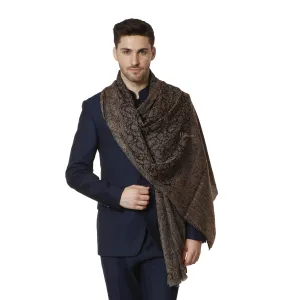 Pashtush Mens Fine Wool Ethnic Stole