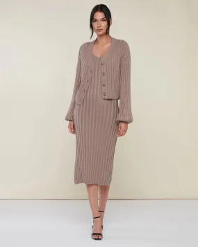 Ribbed Cardigan