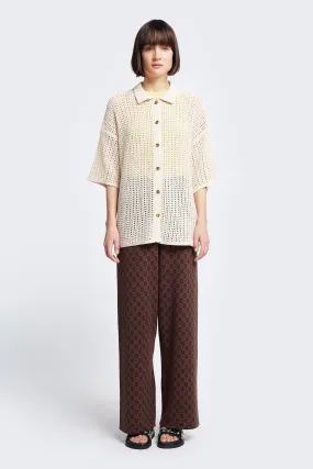 Shallows Knit Shirt Ecru